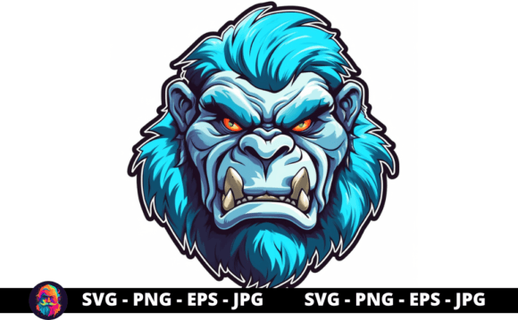 Download Sticker De Gorila Para Tus Diseños - Premium Resources
