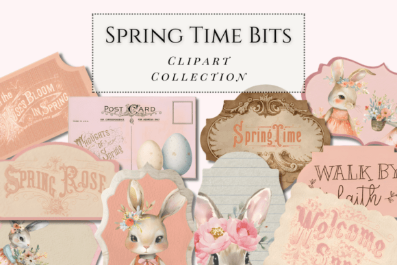 Download Spring Clipart - in the Garden Labels - Spring Collection