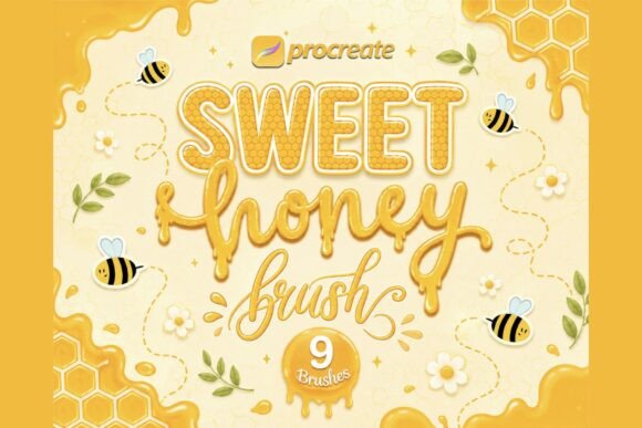 Download Procreate Honey Lettering Brushes - Lettering Collection